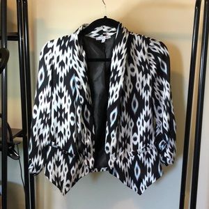 Patterned blazer
